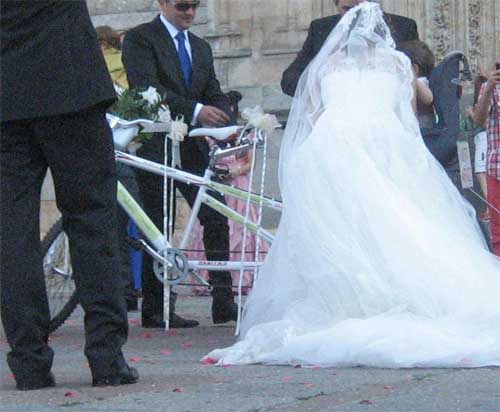 bodas en bicicleta