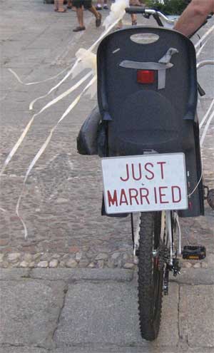 bodas en bicicleta