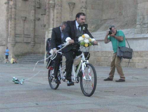 bodas en bicicleta