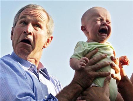 crying-baby-and-george-bush